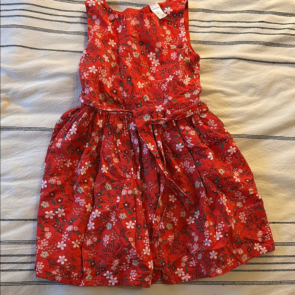 Carter's Red Floral Kids Dress